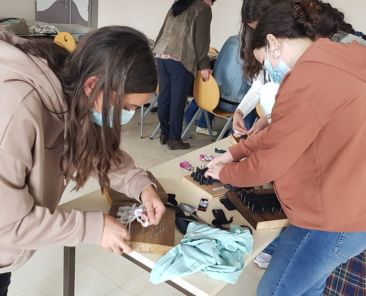 Atelier de fabrication de tawashis