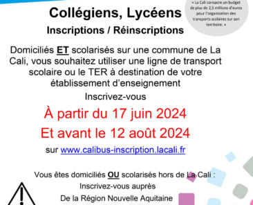 Affiche inscription rentrée scolaire 2024-2025-1